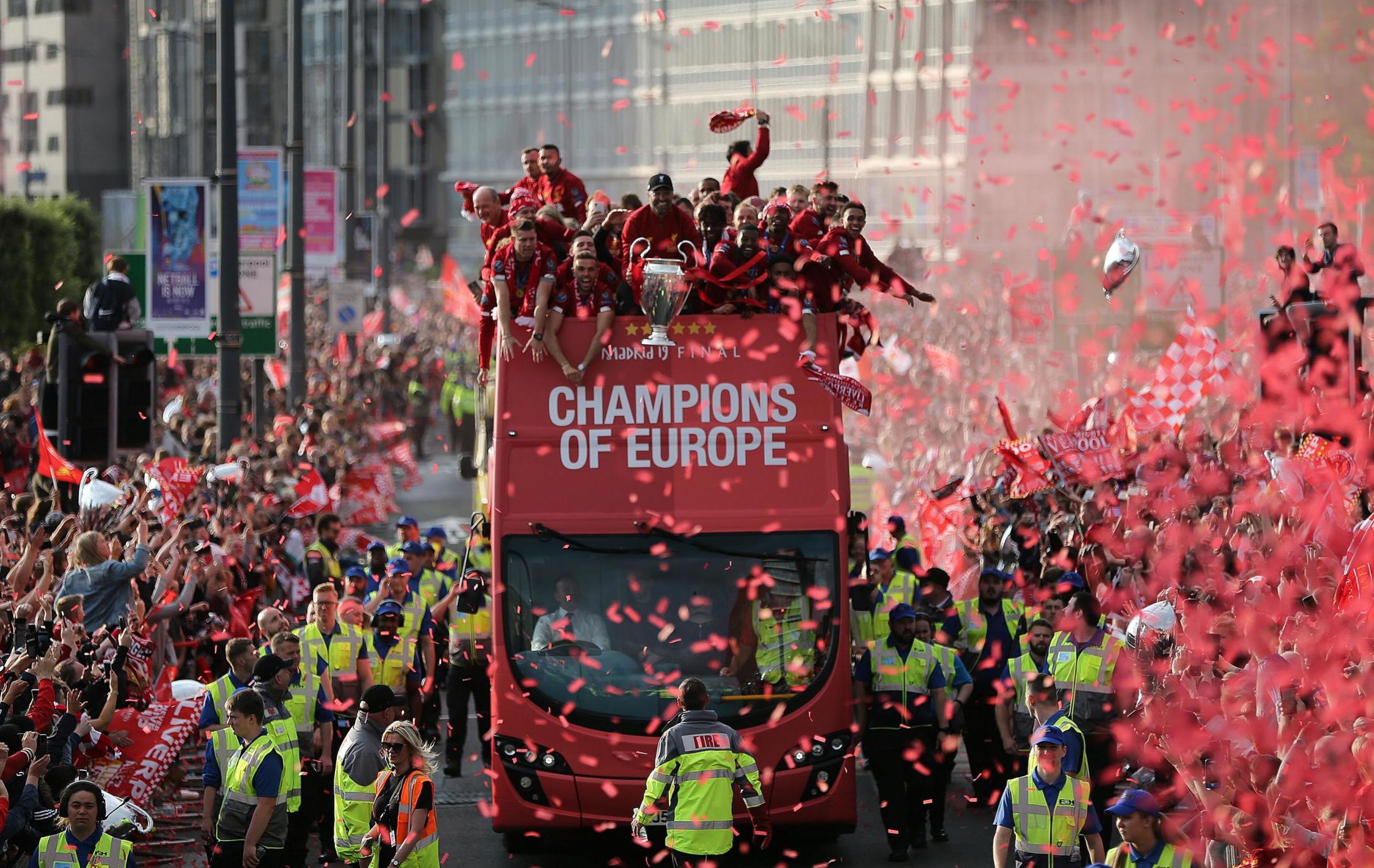 Parade Kemenangan Liverpool Ternoda, 27 Orang Dirawat Di RS 4 Diantaranya Anak-anak Foto : Ist