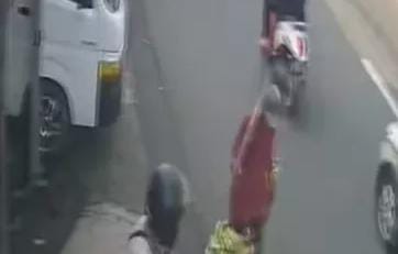 Pria Lansia Dianiaya Pengendara Motor di Bogor, Pelaku Warga Bekasi Foto : Ist