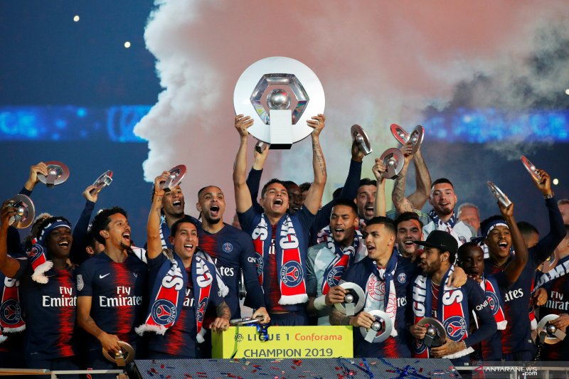 PSG Juara Piala Prancis, Bidik 3 Gelar Sekaligus Juara Liga Prancis PSG. Foto : Ist