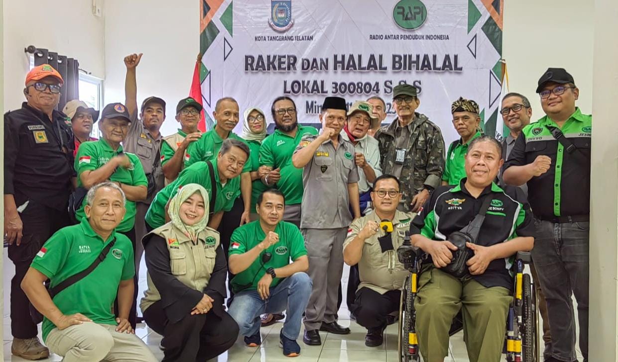 RAPI Tangsel Lokal 300804 Gelar Rapat Kerja dan Halal Bihalal, Bahas Program dan Penguatan Komunitas Foto : Ist