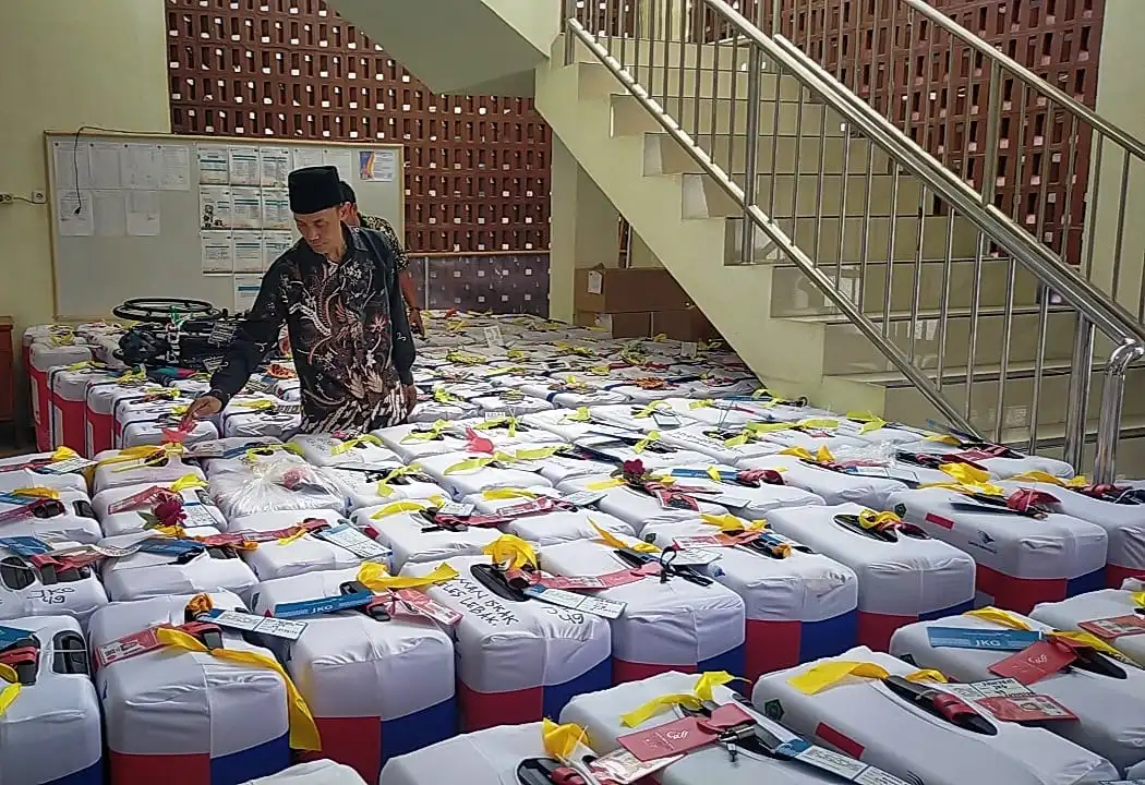 Ratusan Calhaj Lebak Di Berangkatkan Ist.