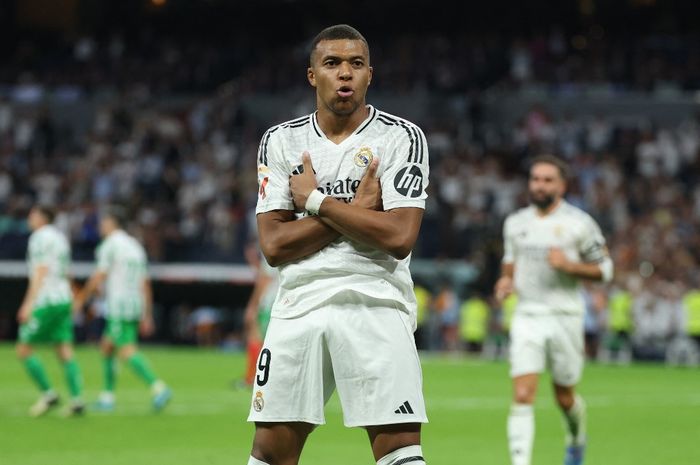 Real Madrid Menang 2-0, Mbappe Jadi Top Skor Liga Spanyol Bintang Mbappe Mbappe. Foto : Ist