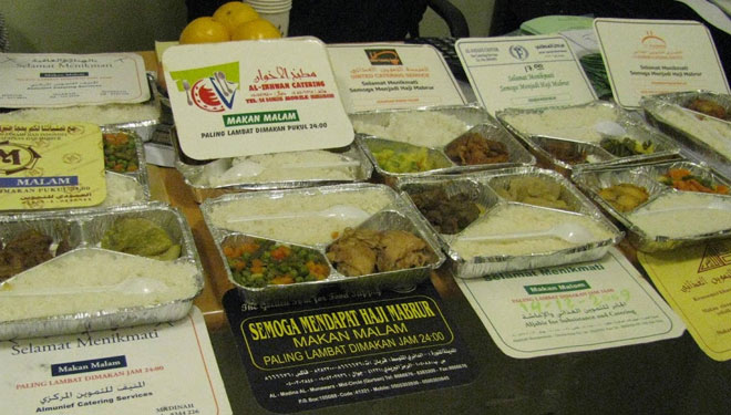 Sudah Lebih 1,5 Juta Boks Makanan Disajikan untuk Jemaah Haji Indonesia Ilustrasi. Foto : Ist