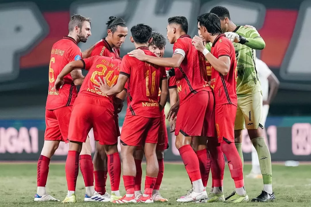 Takluk 0-1 Dari Borneo FC, Macan Kemayoran Terlempar Dari 5 Besar Liga 1 Skuad Perdija. Foto : Ist