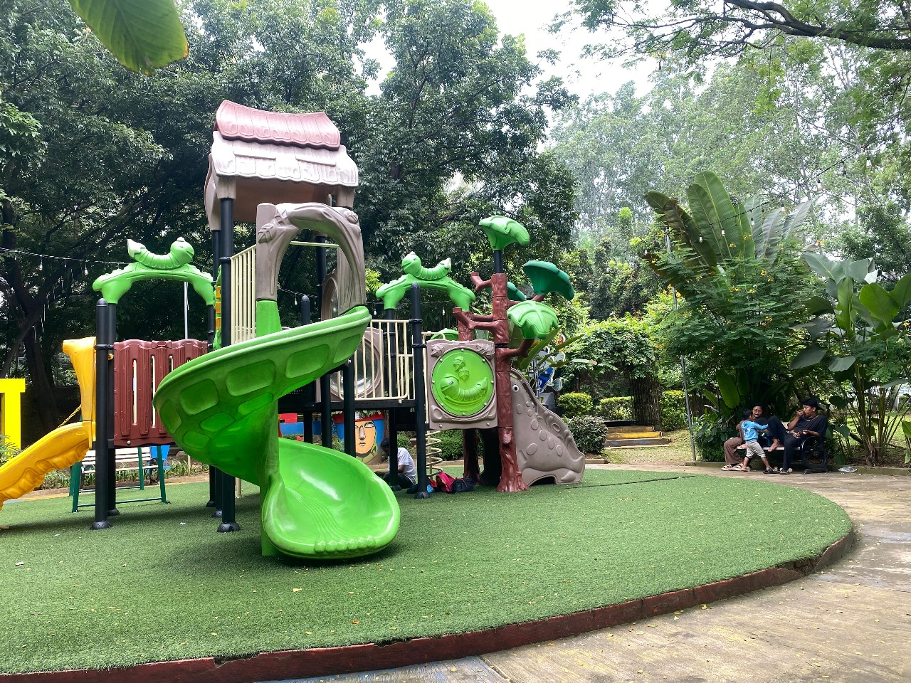 Taman Cikokol Tangerang, Ruang Terbuka Hijau yang Cocok untuk Bersantai Foto : Trisan/TP