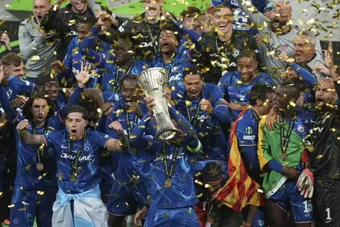 Tekuk 4-1 Real Betis, Chelsea Juara Liga Konferensi Eropa! Chelsea juara Liga Konferensi Eropa. Foto : Ist