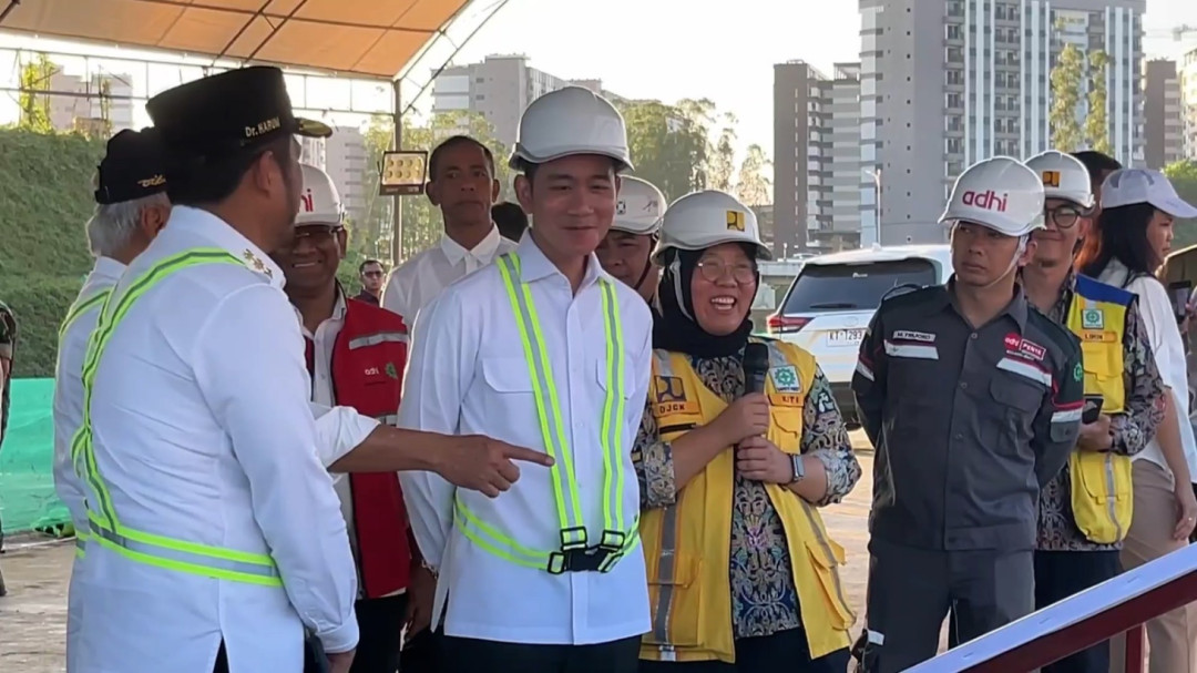 Wapres Gibran Dari Bengkulu Langsung Terbang Ke IKN Foto : Ist