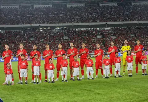 Ayo Garuda Kalahkan China Foto : Ist