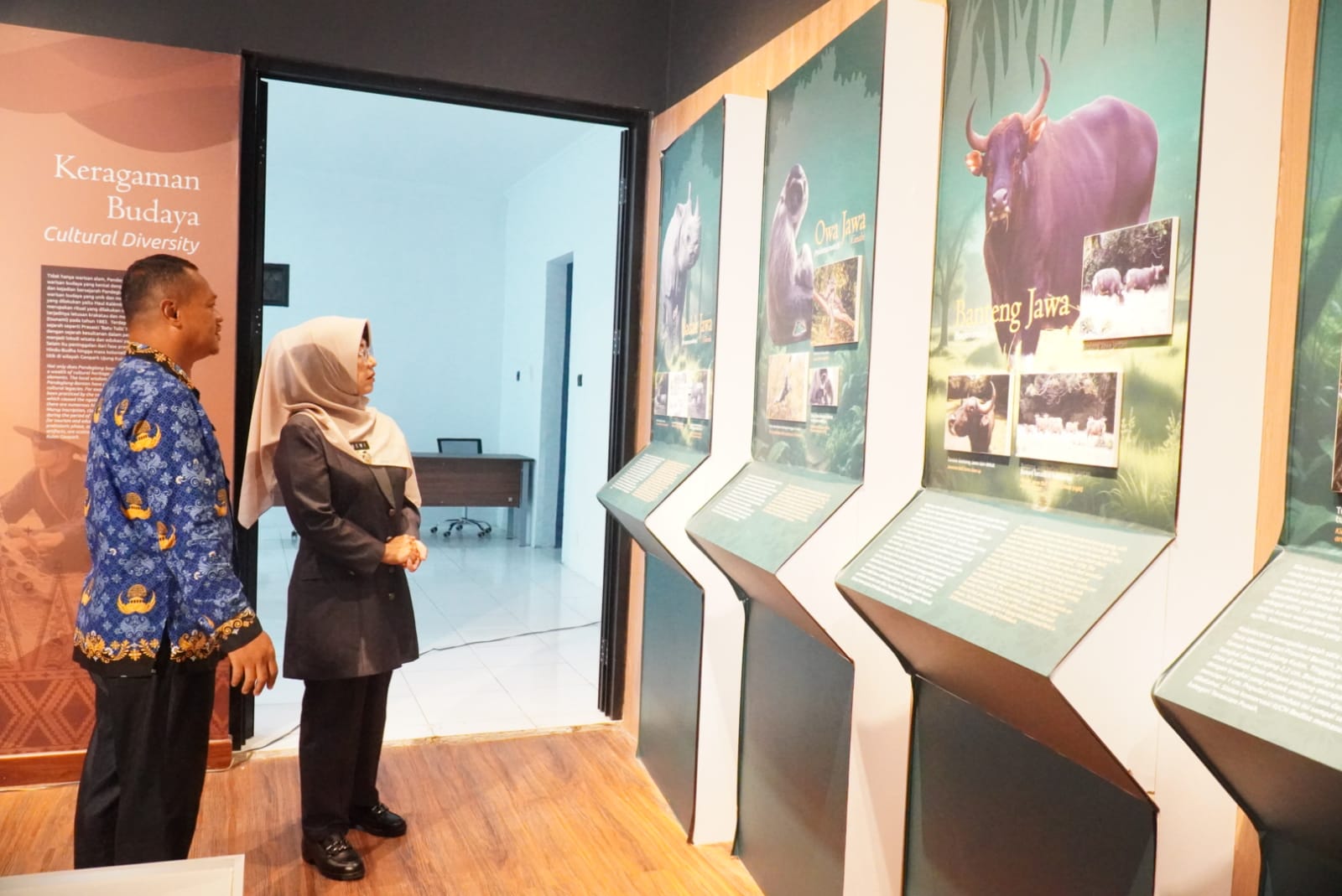 Bupati Dewi Minta Pusat Informasi Geologi Geopark Ujung Kulon Miliki Nilai Manfaat Bupati Pandeglang, R. Dewi Setianisaat meninjau PIG Geopark Ujung Kulon di Bale Budaya Pandeglang, Senin (2/6/2025).(Istimewa)