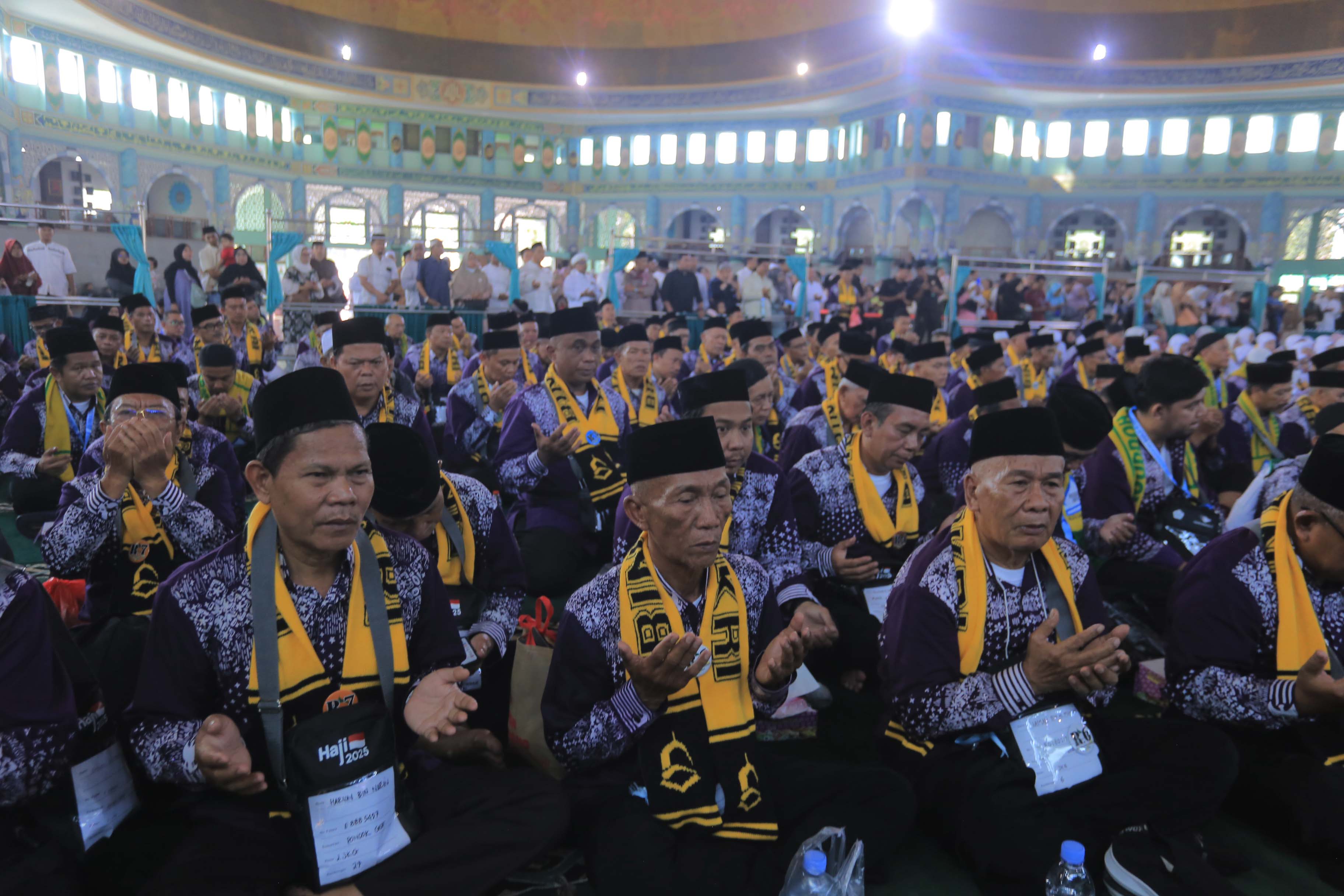 Dinas Kesehatan Bakal Pantau Kesehatan Jemaah Haji Selama 21 Hari ILUSTRASI: Jemaah haji Kota Tangerang.