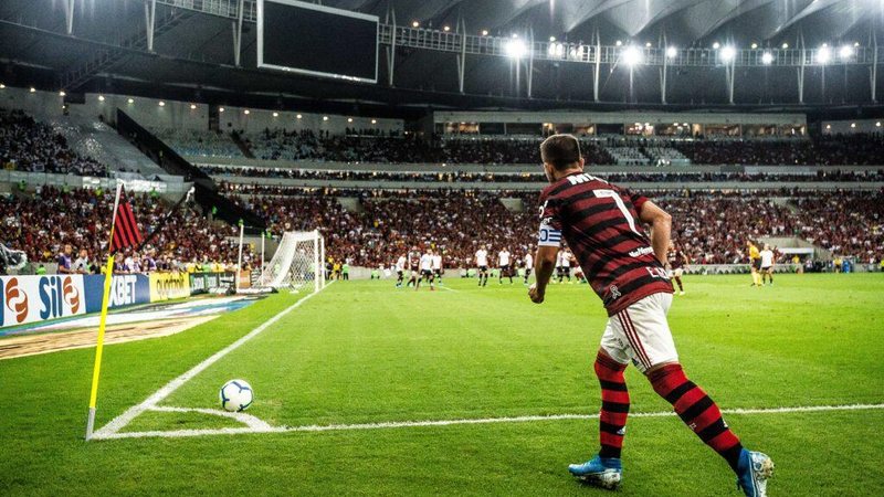 Flamengo Kalahkan Esperance 2-0 di Piala Dunia Antarklub 2025 Sepak pojok pemain Flamenggo. Foto : Ist