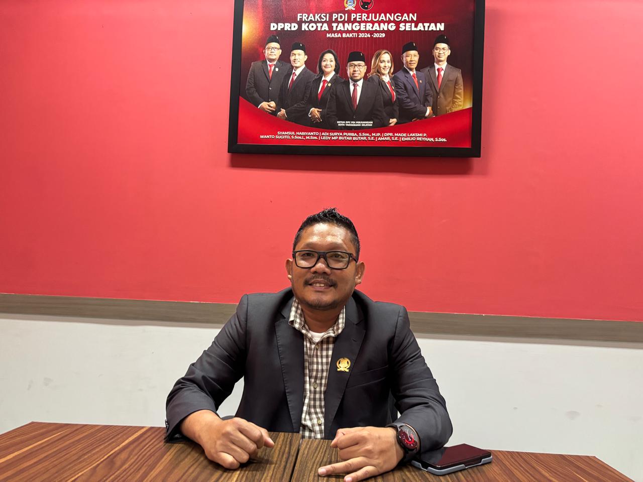 Fraksi PDIP Harap Silpa Rp 110 M Harus Dimanfaatkan Secara Bijaksana Sekretaris Fraksi DPIP DPRD Kota Tangsel, Syamsul Hariyanto