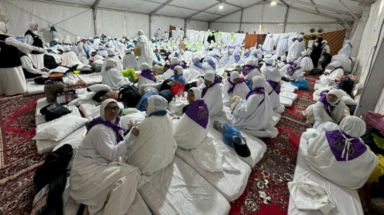 Jamash haji di Arafah. Foto : Ist