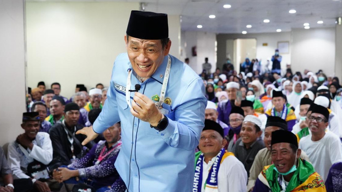 Jelang Wukuf, 500 Jemaah Lansia Dibawa ke Hotel Transit Foto : Dok. Kemenag