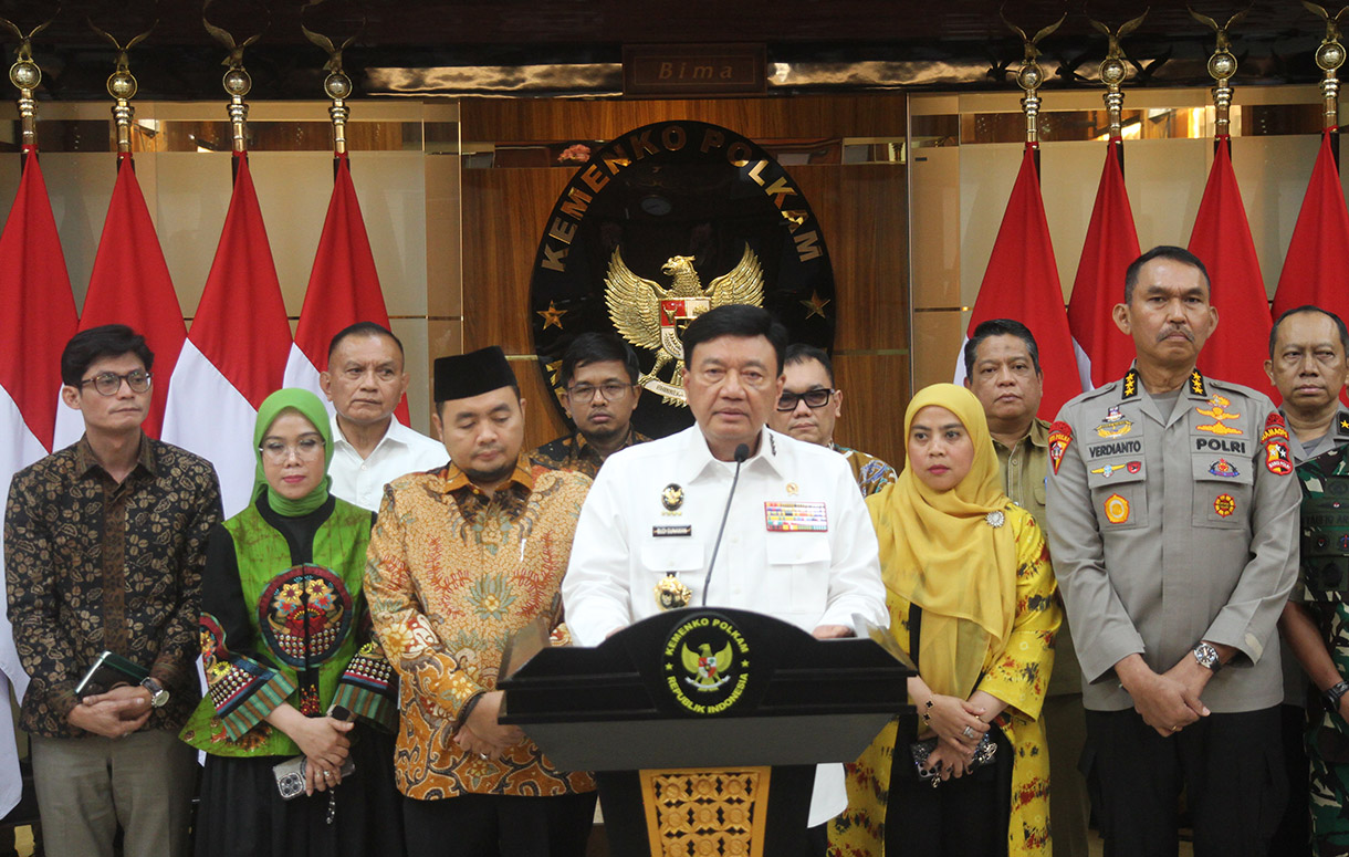 Kemenko Polkam Koordinasikan Pemulangan WNI dari Iran Menko Polkam Budi Gunawan. Foto : Ist
