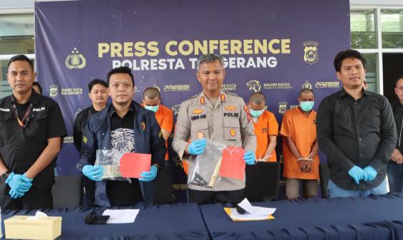 Komplotan Curanmor di Tangerang Ditangkap Polisi, Begini Peran Ketiga Pelaku Foto : Ist