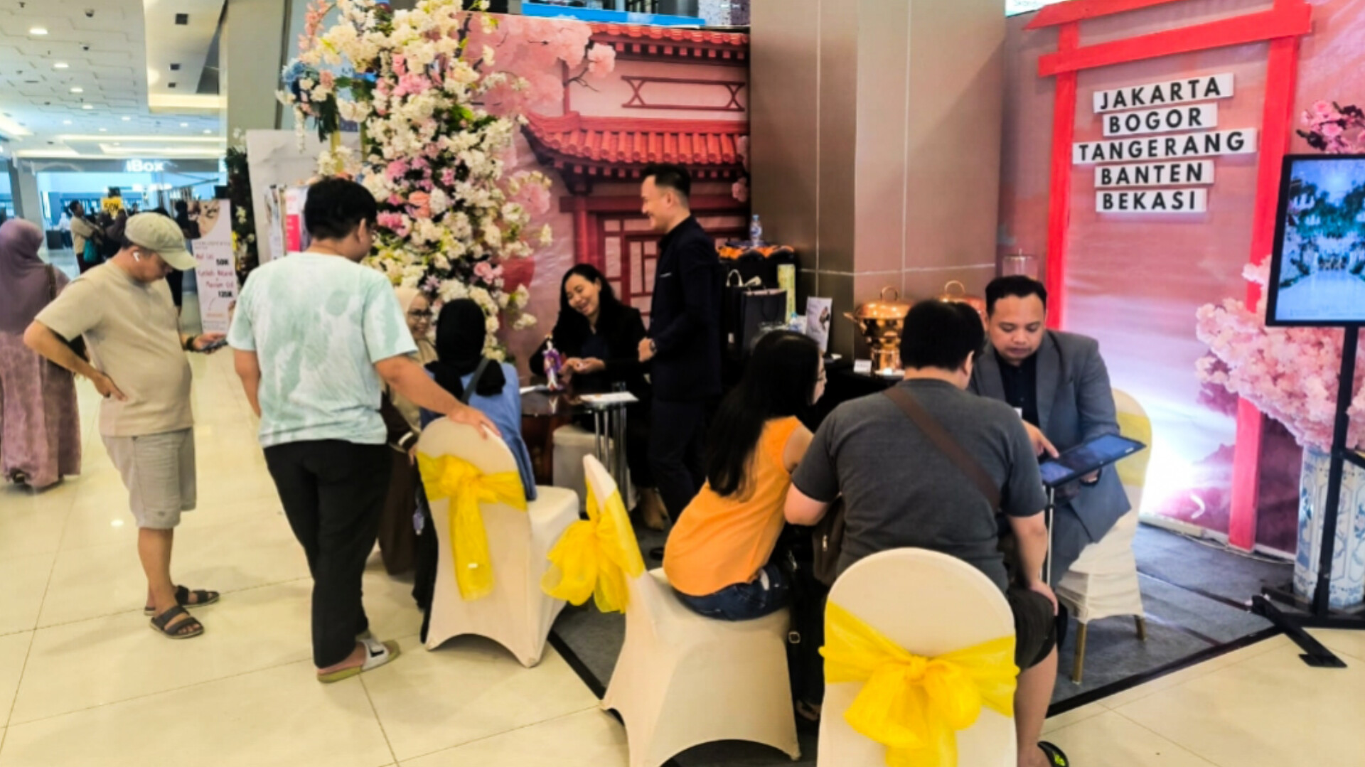 Lovely Wedding with Nemuru Hotels di Love Glamour Wedding Expo, yang berlangsung di Tangcity Mall. (Ist)