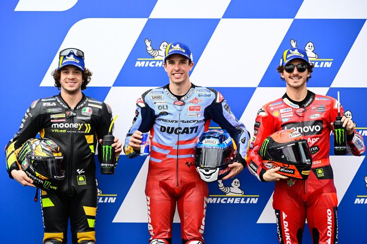 Marc Marquez Ngrayu Adiknya Gabung Bersama Ducati Alex Marquez (tengah) Foto : Ist