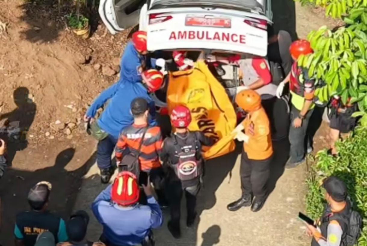 Nahas, Pemuda yang Hanyut di Sungai Cileungsi Ditemukan Tewas Foto : Ist
