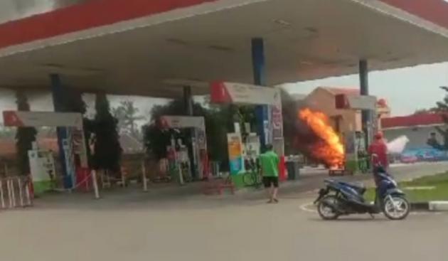Penyebab Motor Terbakar di Depok setelah Isi Bensin Pagi Tadi Ikustrasi. Foto : Ist