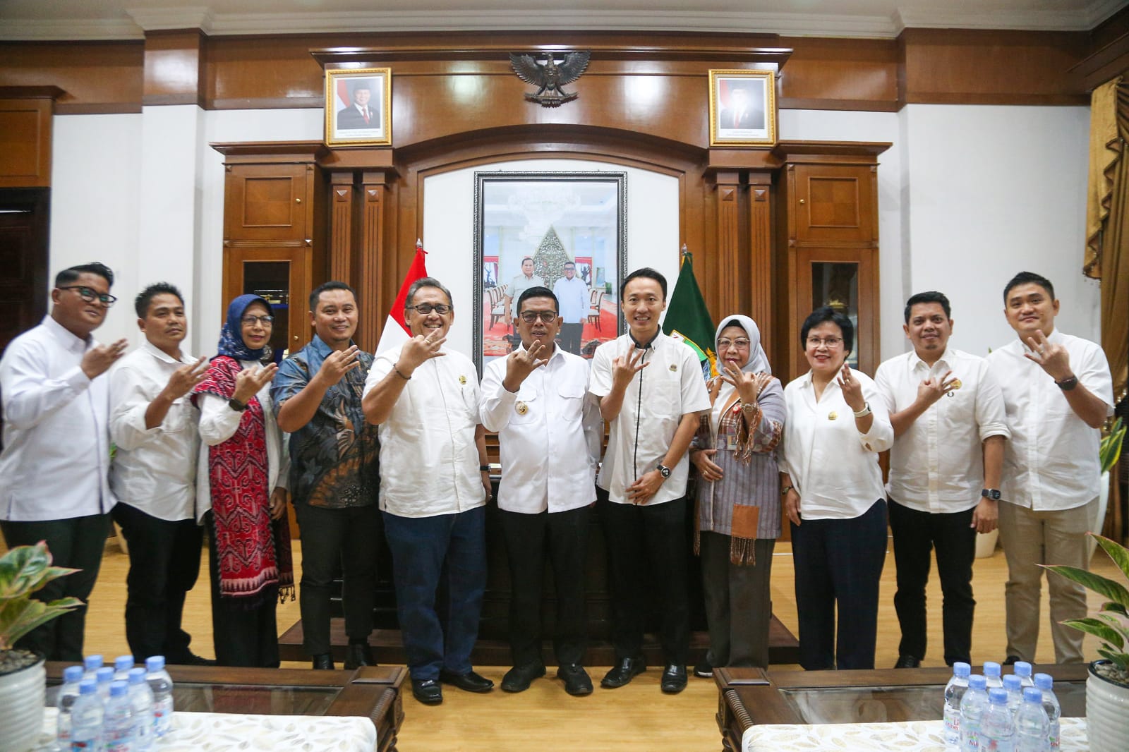 Perkembangan Properti di Banten Dorong Kemajuan Daerah Gubernur Banten Andra Soni saat menerima Pengurus Real Estate Indonesia (REI) Provinsi Banten. Foto : Ist