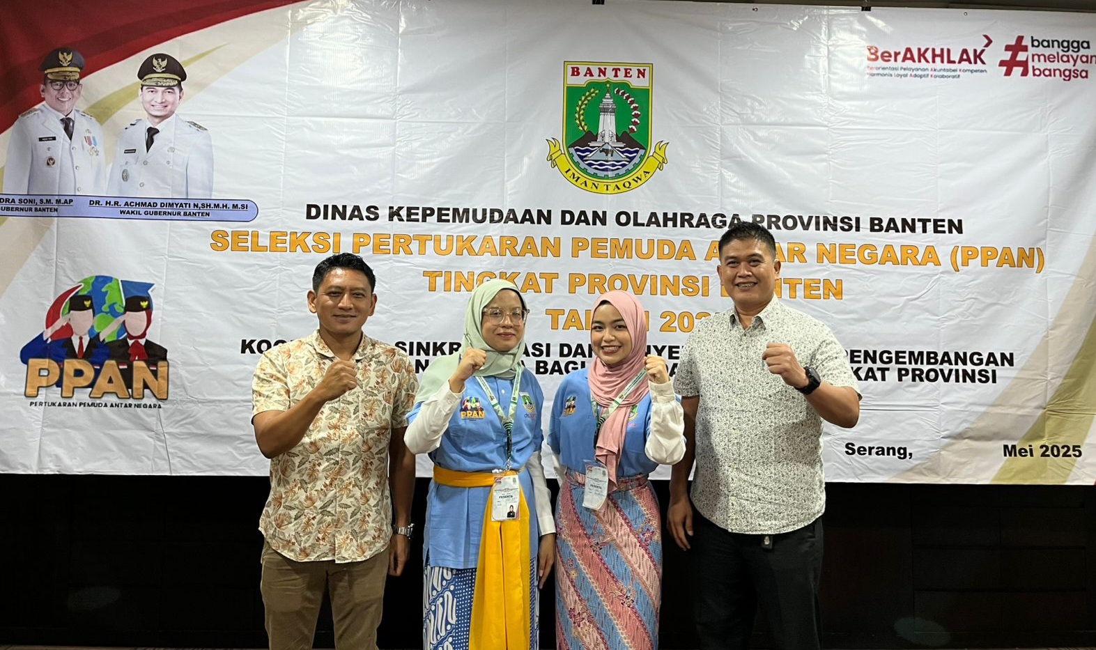 Perkenalkan Ragam Budaya Tangsel, Pemudi Asal Ciputat Timur Lolos Seleksi PPAN 2025 Foto : Ist