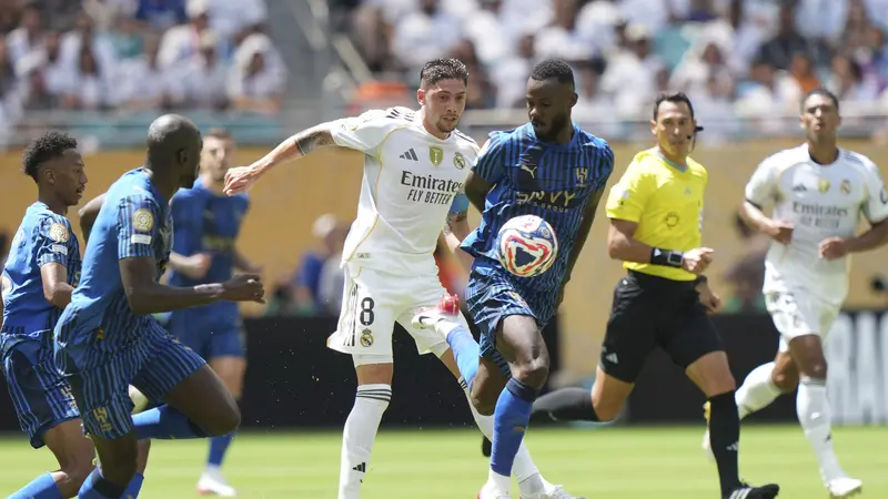 Piala Dunia Antarklub 2025 Laga Real Nadrid vs Al Hilal. Foto : Ist