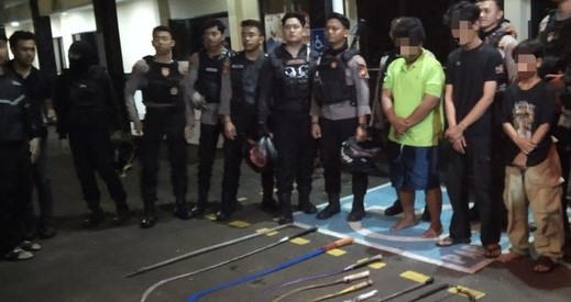 Polisi Gagalkan Aksi Tawuran di Jakpus, 3 Remaja Bersajam Diamankan Foto : Ist