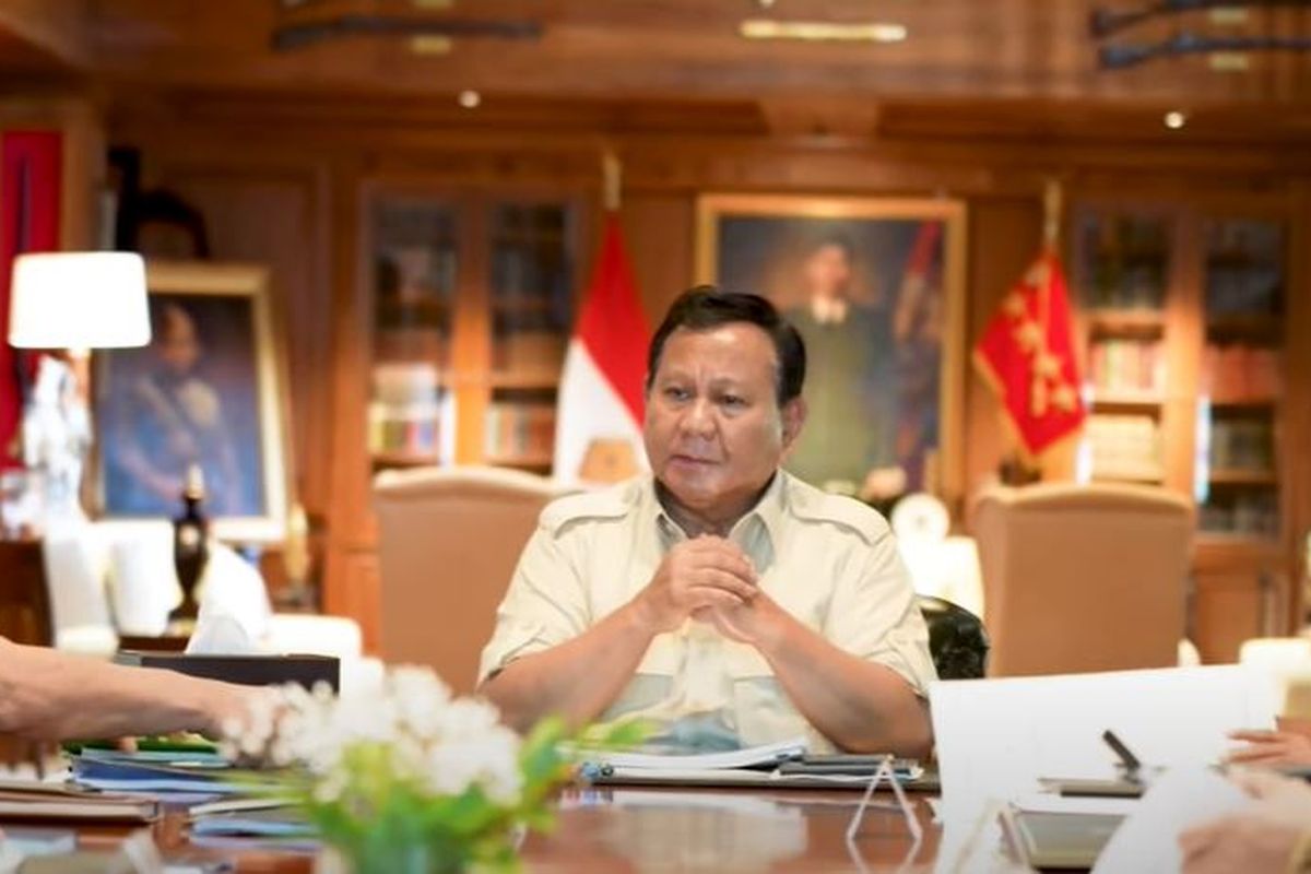 Prabowo Panggil 3 Menteri Ke Hambalang, Bahas Polemik Tambang Raja Ampat Presiden Prabowo. Foto ; Ist