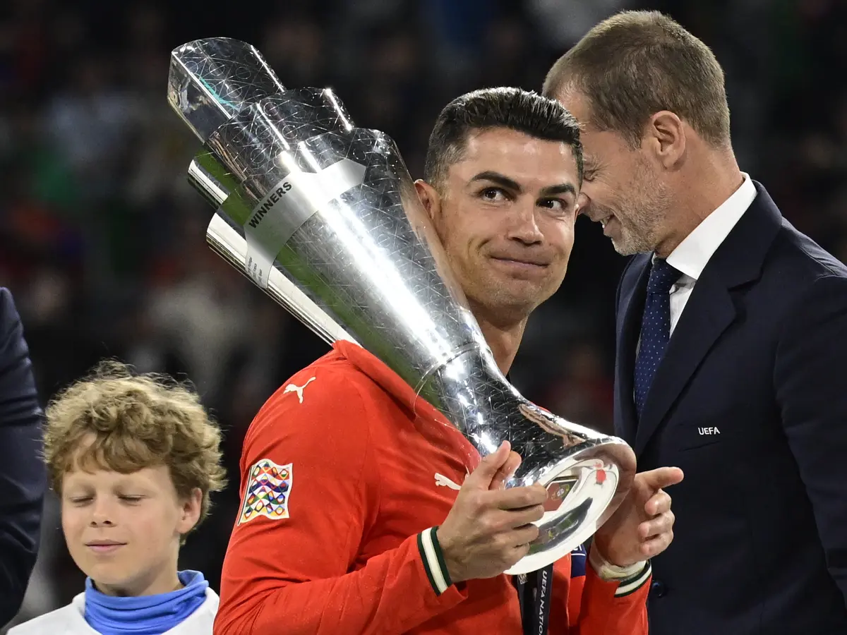 Ronaldo Masih Yang Terbaik, Antarkan Portugal Jadi Jawara Nations League Bomber Portugal Cristiano Ronaldo. Foto : Ist