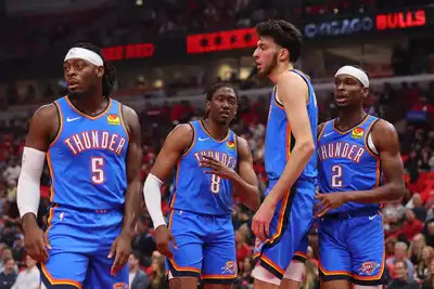 Selangkah Lagi Oklahoma City Thunder Juara NBA Tim basket Oklahoma City Thunder. Foto : Ist