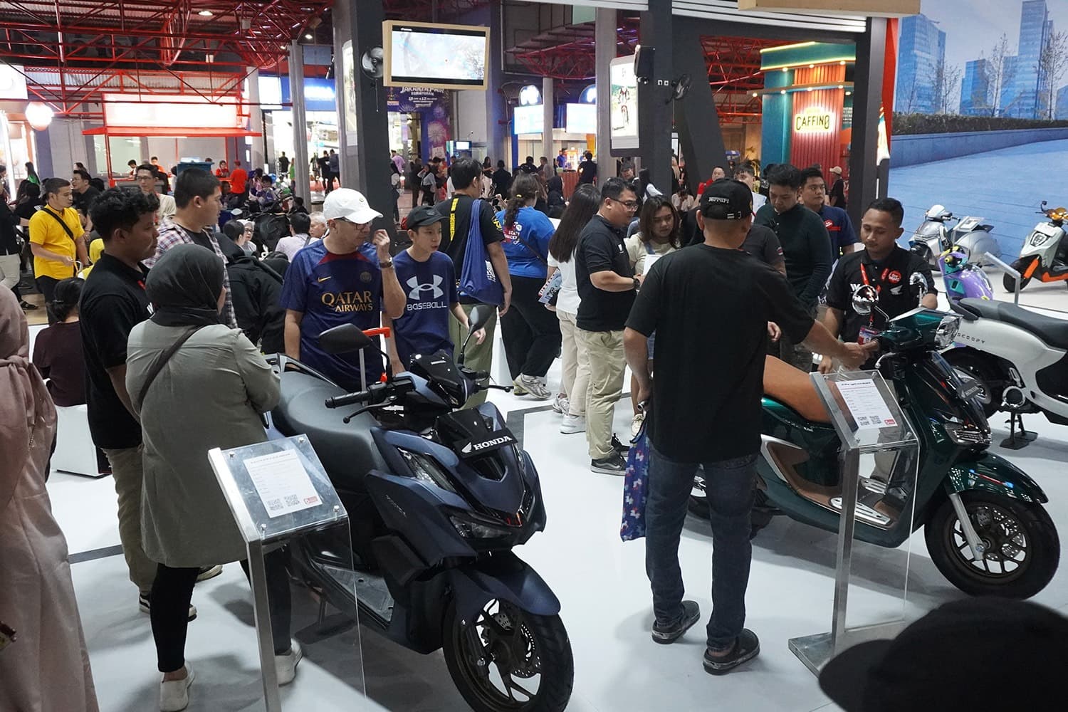 Tampil Keren Di Jakarta Fair Kemayoran, Booth Honda Hadirkan 8 Zona Produk Line Up & Promo Booth Honda di Jakarta Fair Kemayoran. (ist).
