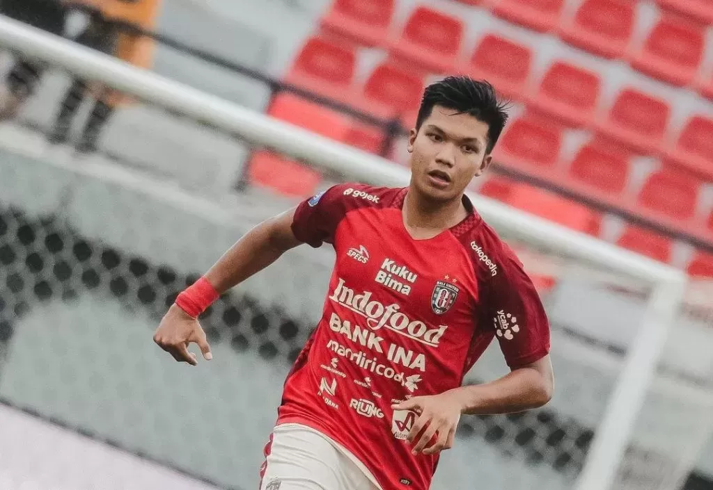 Timnas U-23 Indonesia Kudu Juara Di Piala AFF Bek Timnas U23 Kadek Arel. Foto : Ist