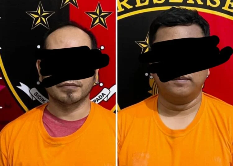 Berdalih Sewa Mobil untuk Lamaran TP (kiri) dan RM (kanan) berhasil diringkus jajaran Polsek Cikupa Polresta Tangerang, Foto : Ist