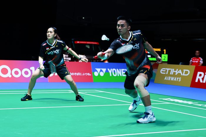 Pasangan ganda campuran Amri-Nita. Foto : Ist