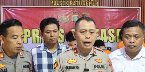 Dua Kelompok Curanmor Tangerang Ditangkap Polisi Kapolsek Batuceper, Kompol Gunawan. Foto : Ist