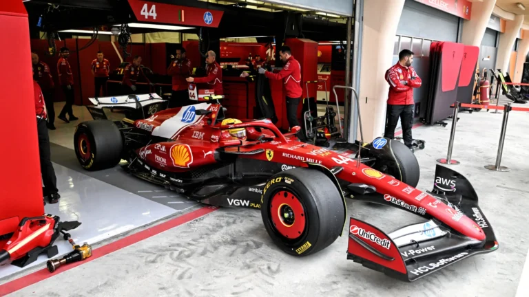 Ferrari Modifikasi Mobil Hamilton Tim F1 Ferrari. Foto : Ist