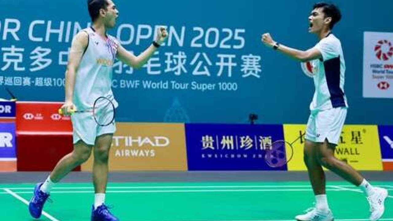Ganda Putra Fajar/Fikri Juara China Open 2025 Ganda putra Indonesia Fajar/Fikir berhasil menjuarai China Open 2025. Foto : Ist