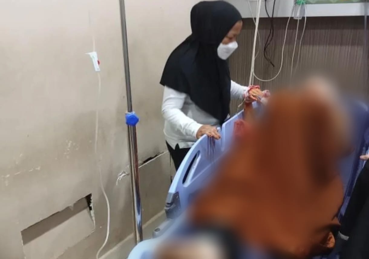 Korban pembacokan di Bogor. Foto : Ist