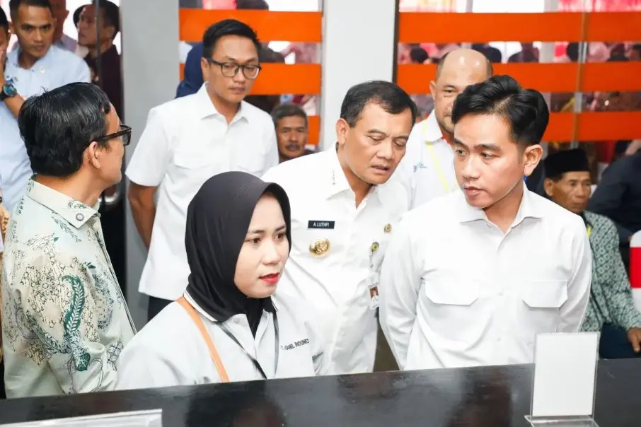 Wapres Gibran saat berada di Kantor Pos Boyolali. Foto : Ist