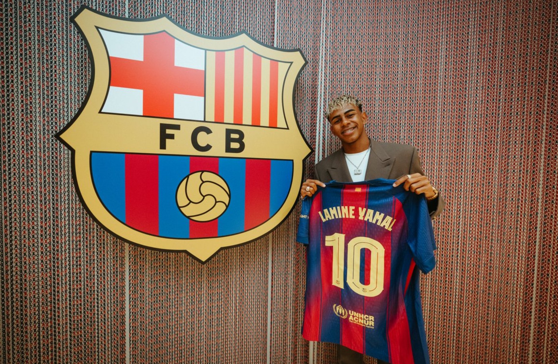 Lamine Yamal Janji Akan Terus Bawa Barcelona Raih Kemenangan Lamine Yamal pemain Barca no punggung 10. Foto : Ist