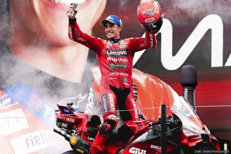 Pembalap Tim Ducati Marc Marquez. Foto : Ist