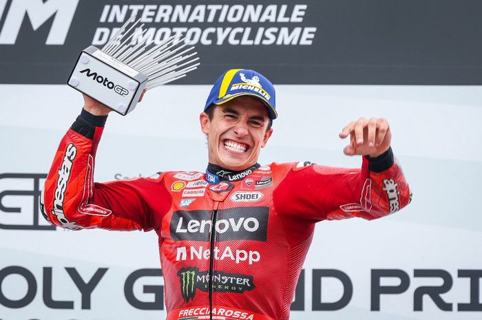 Marquez Ingin Ukir Sejarah Di Sirkuit Automotodrom Brno Marc Marquez pembalap tim Ducati. Foto : Ist