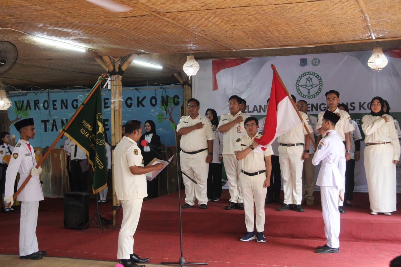 Nahkodai Purna Paskibraka Indonesia Tangsel, Warta Wijaya Resmi Dikukuhkan Warta Wijaya resmi dikukuhkan sebagai nahkoda Purna Paskibraka Indonesia (PPI) Kota Tangerang Selatan (Tangsel) periode 2025-2030. Foto : Ist