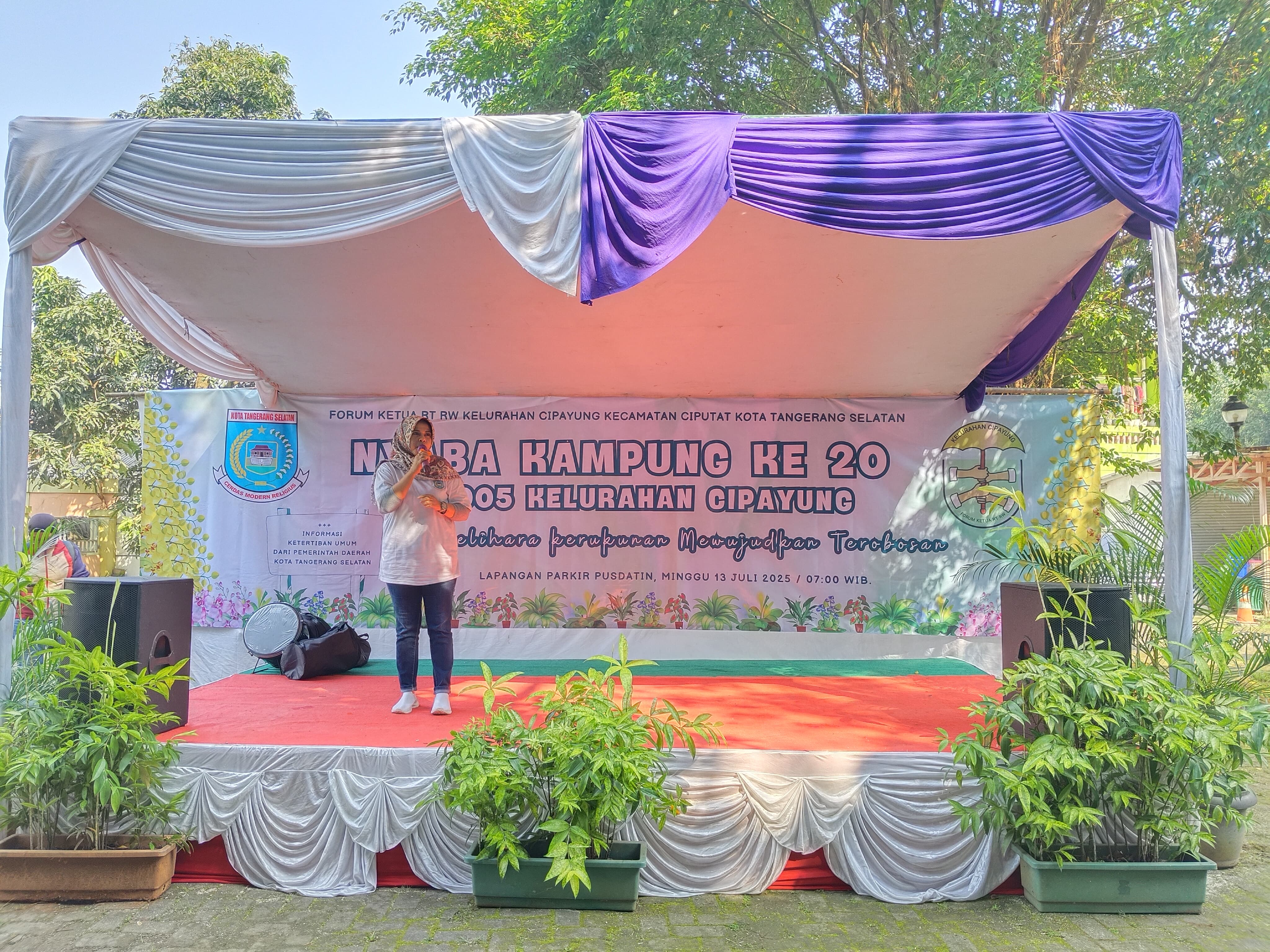 Nyaba Kampung, Lurah Cipayung Dorong Perkembangan UMKM Warga RW 5 Foto : Ist