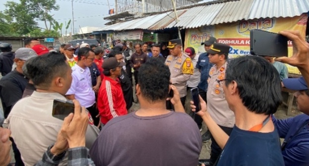 Ojol dan Opang Bikin Kesepakatan soal Jemput Penumpang di Stasiun Tigaraksa Foto : Ist