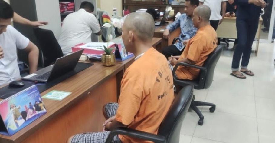 Oknum Ketua RT dan RW di Tangerang Diduga Peras Kontraktor, Kini Jadi Tersangka Kedua oknum ketua RT dan kwtua RW di Tangerang kini jadi tersangka. Foto : Ist