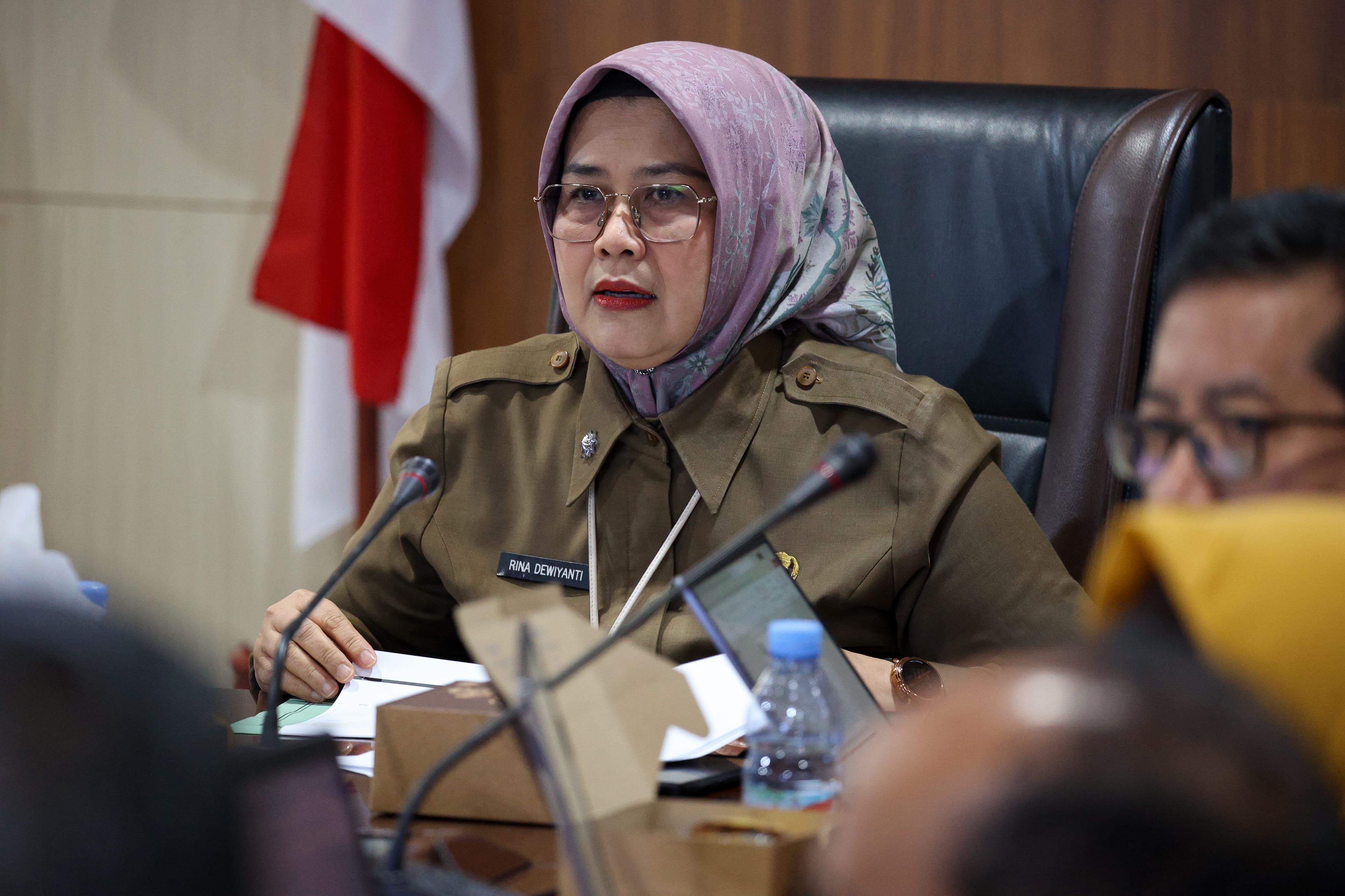 Pemprov Banten Evaluasi Raperda PP APBD Tangsel TA 2024 Kepala BPKAD Provinsi Banten, Rina Dewiyanti.(Ist)