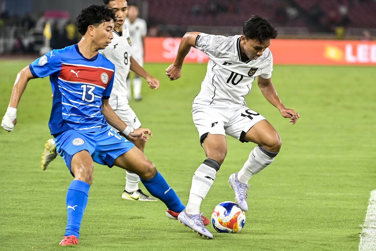 Piala AFF 2025 Laga Garuda Muda vs Filipina. Foto : Ist