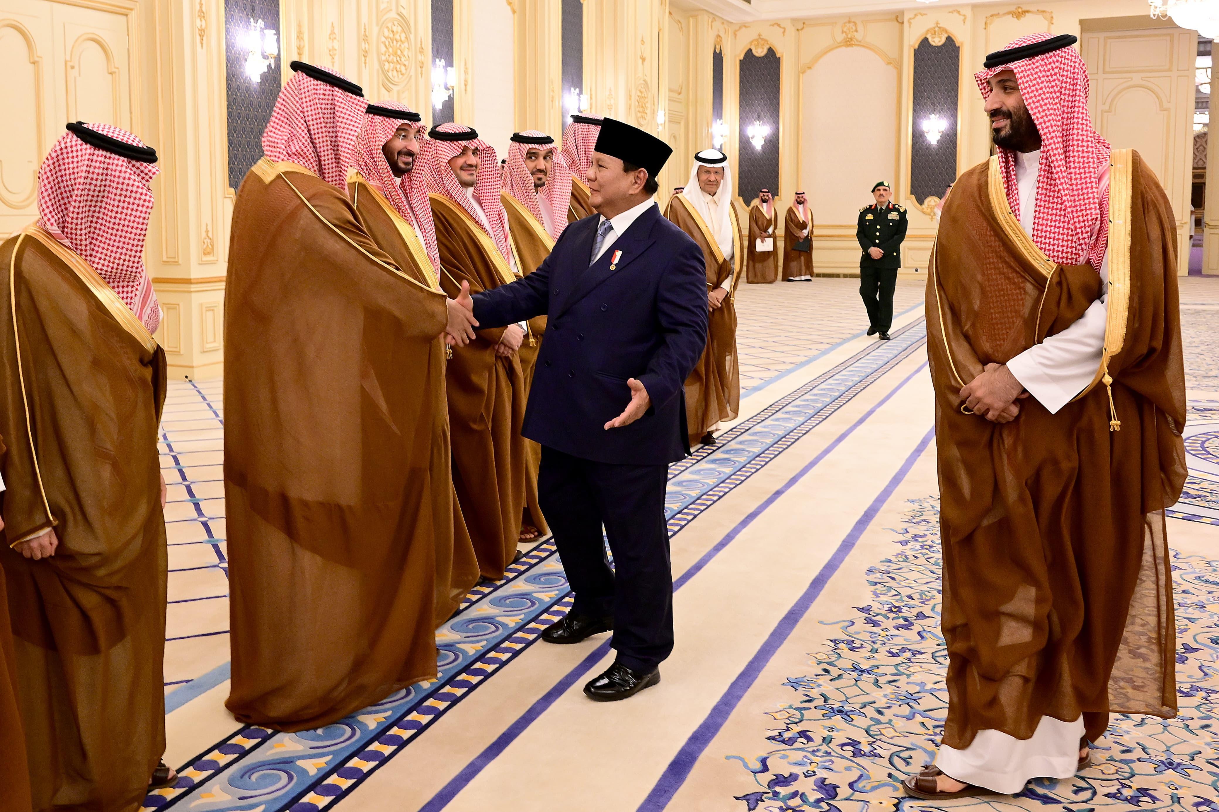 Presiden Prabowo bersama Pangeran MBS. Foto : Ist